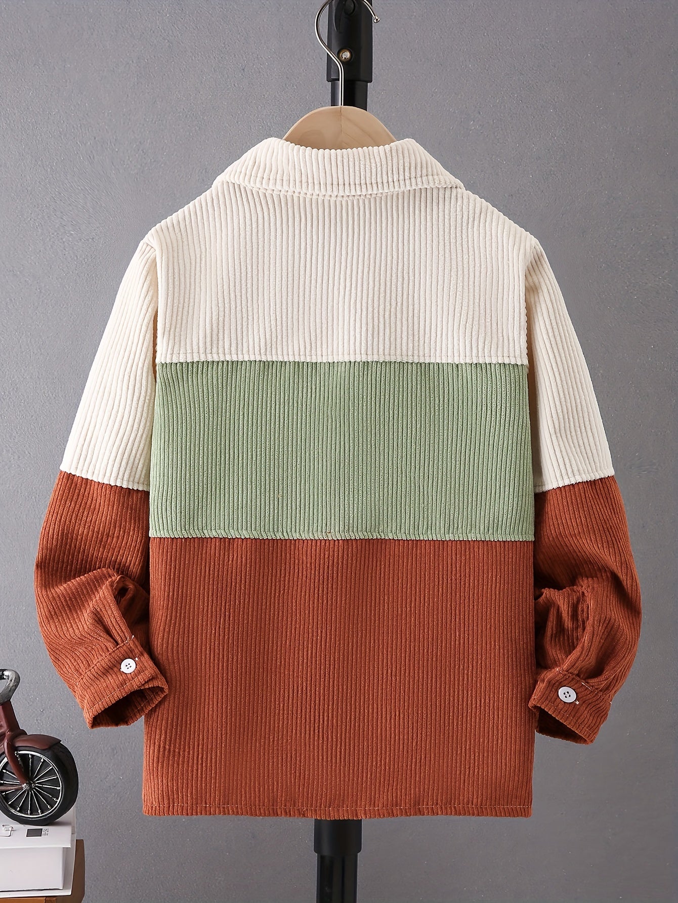 Casual Corduroy Long Sleeve T-Shirt