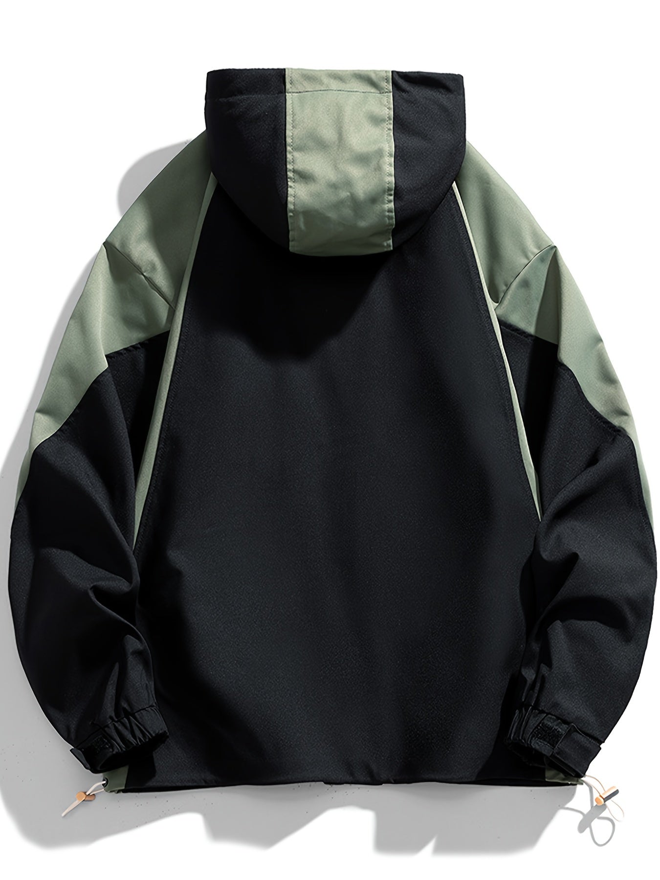 Windbreaker jacket with hood
