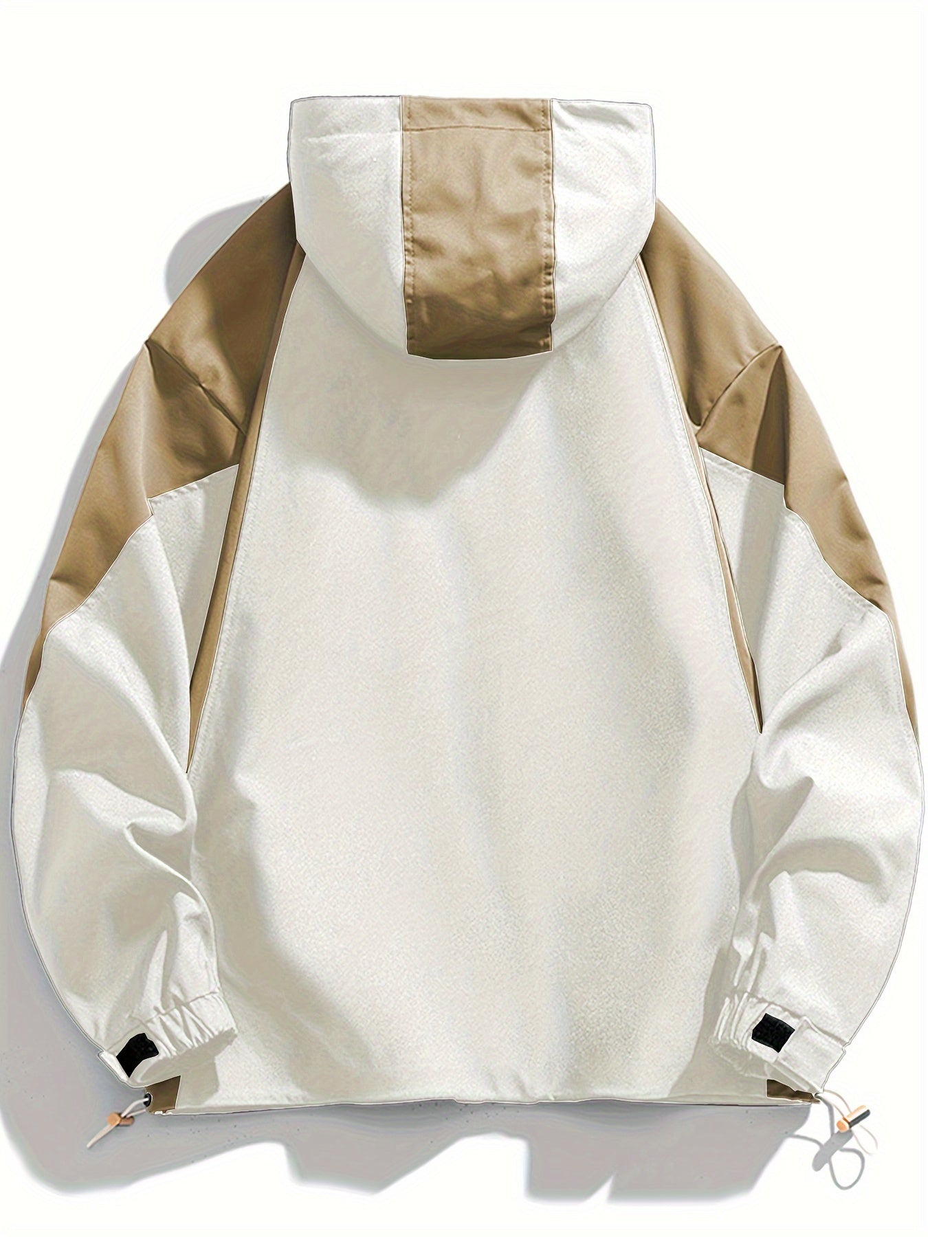 Windbreaker jacket with hood