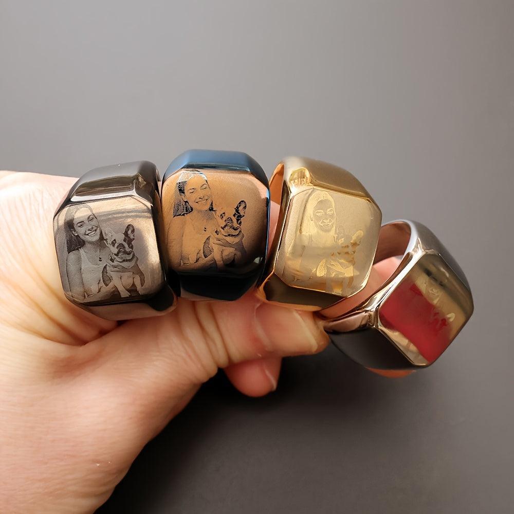 Personalized Ring Stainless Steel