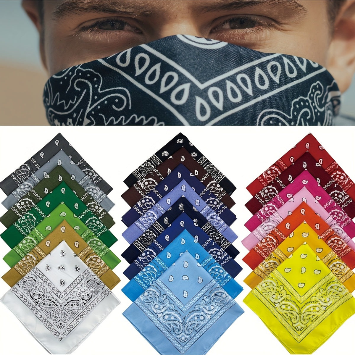 Hip Hop Style Sports Bandanas 20pcs