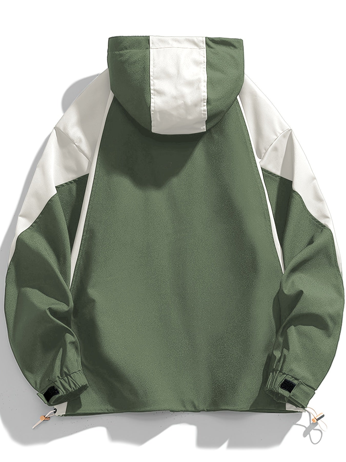 Windbreaker jacket with hood