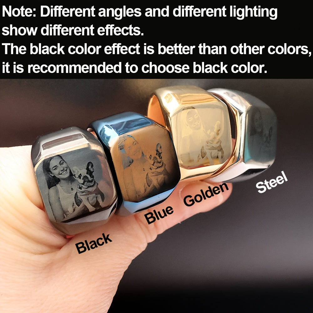 Personalized Ring Stainless Steel