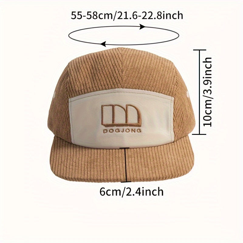Cotton and velvet baseball cap
