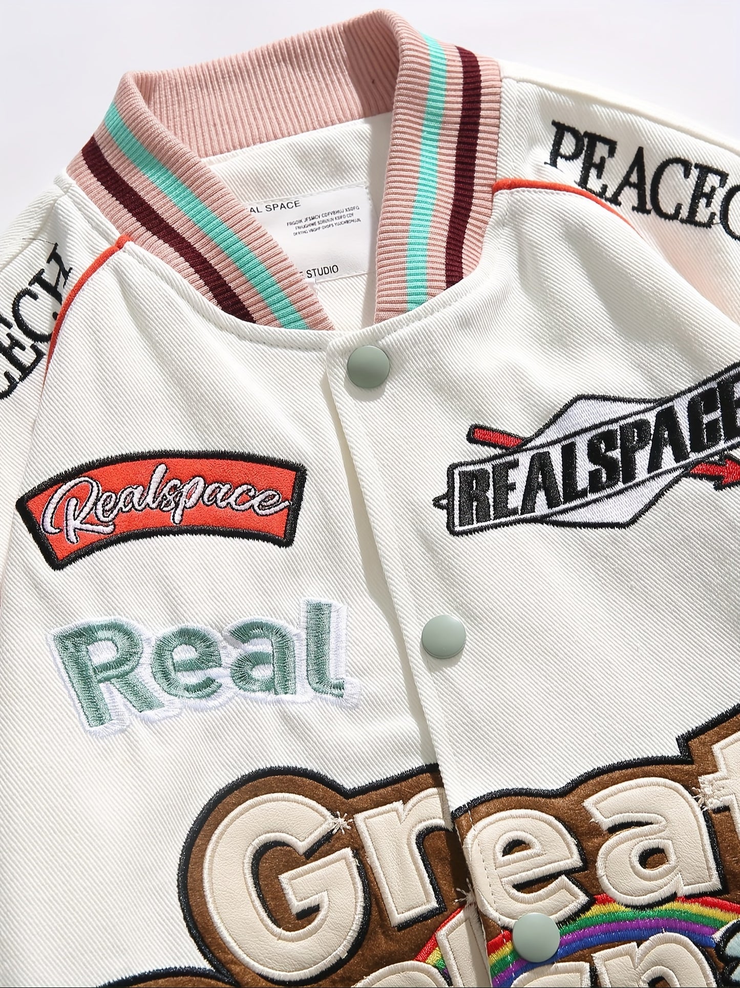 Retro college style jacket