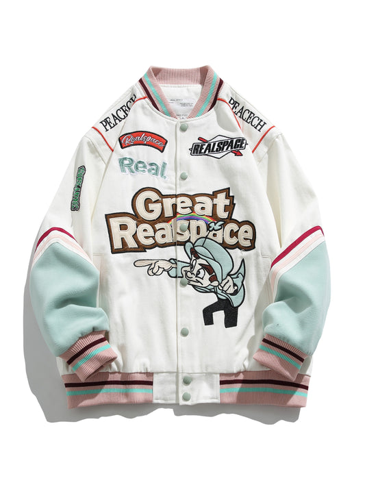 Retro college style jacket